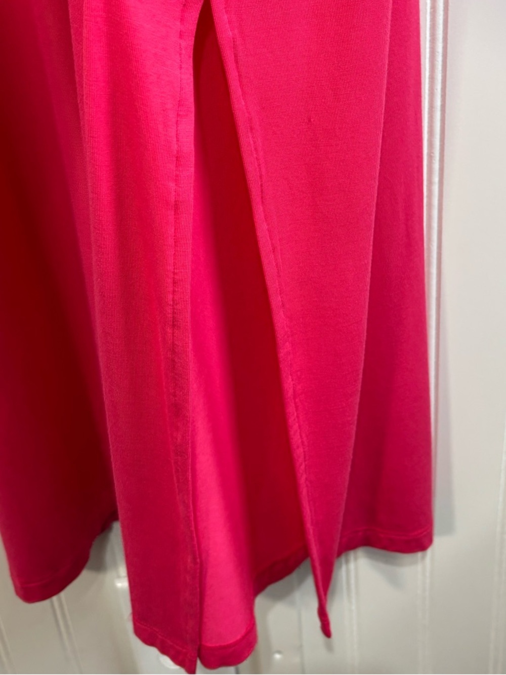 Soma Cool Nights Pink Long Tank Sleep Dress With Side Slit Size M - Picture 6 of 10